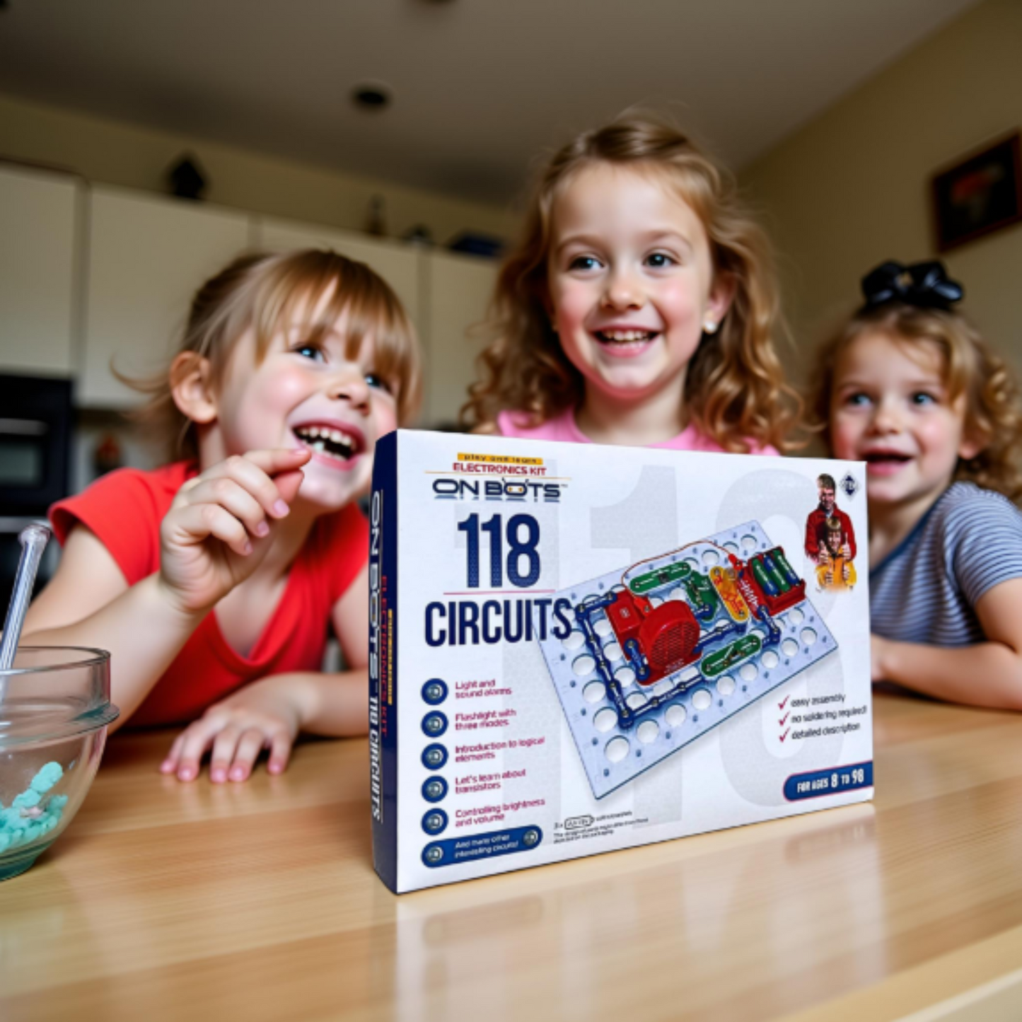 On Bots 118 Science Kit โ Teach Children Electronics | Educational STEM Toy for Age 8+