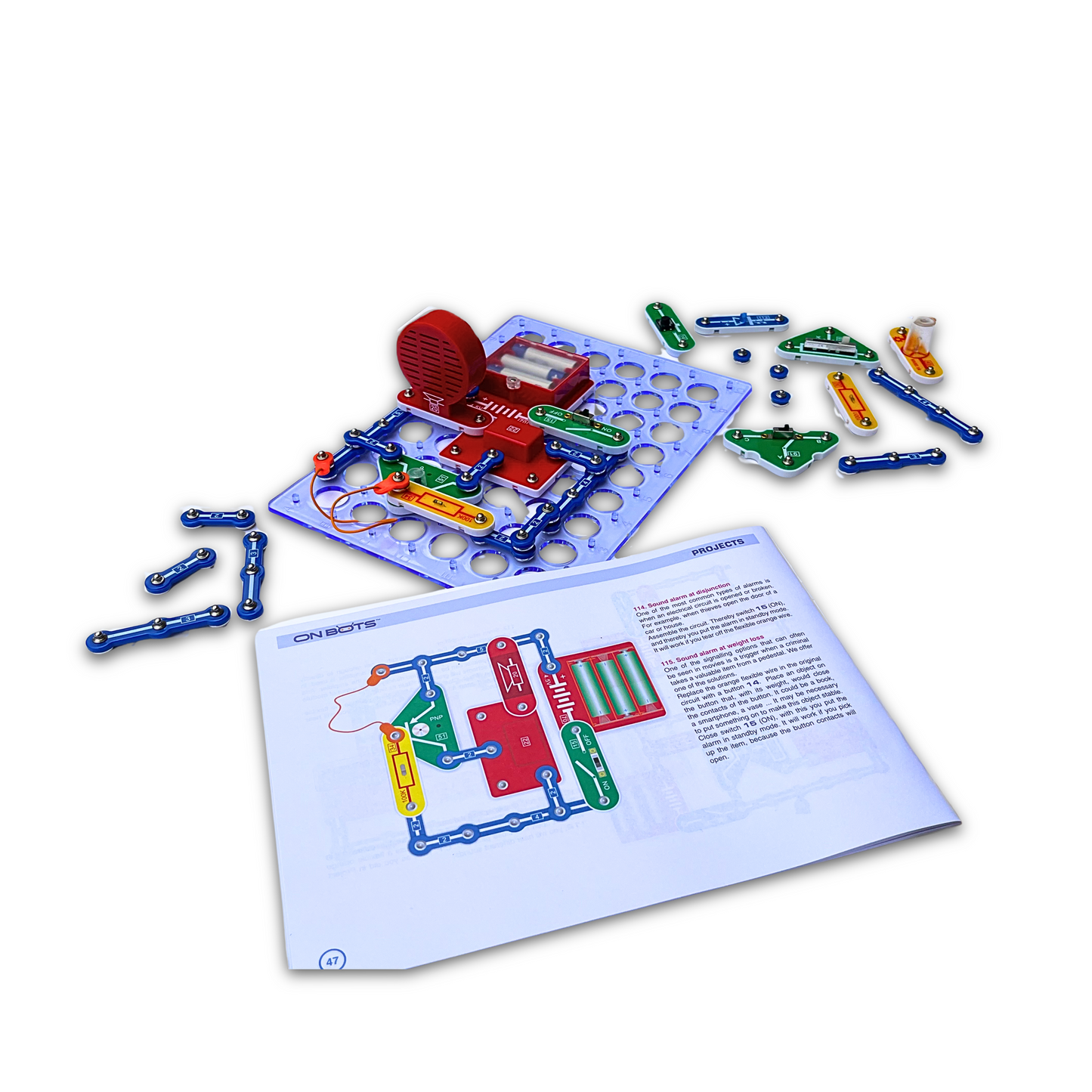 On Bots 118 Science Kit โ Teach Children Electronics | Educational STEM Toy for Age 8+
