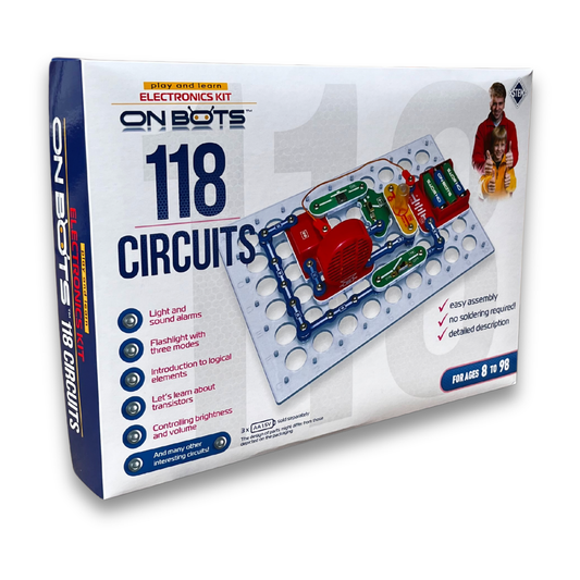 On Bots 118 Science Kit – Teach Children Electronics | Educational STEM Toy for Age 8+