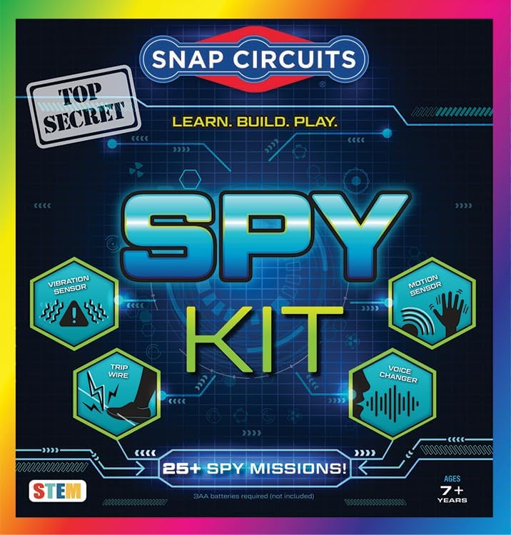 Snap Circuits® Spy Kit | 25+ Activities | STEM Educational Toy for Kids 7 +