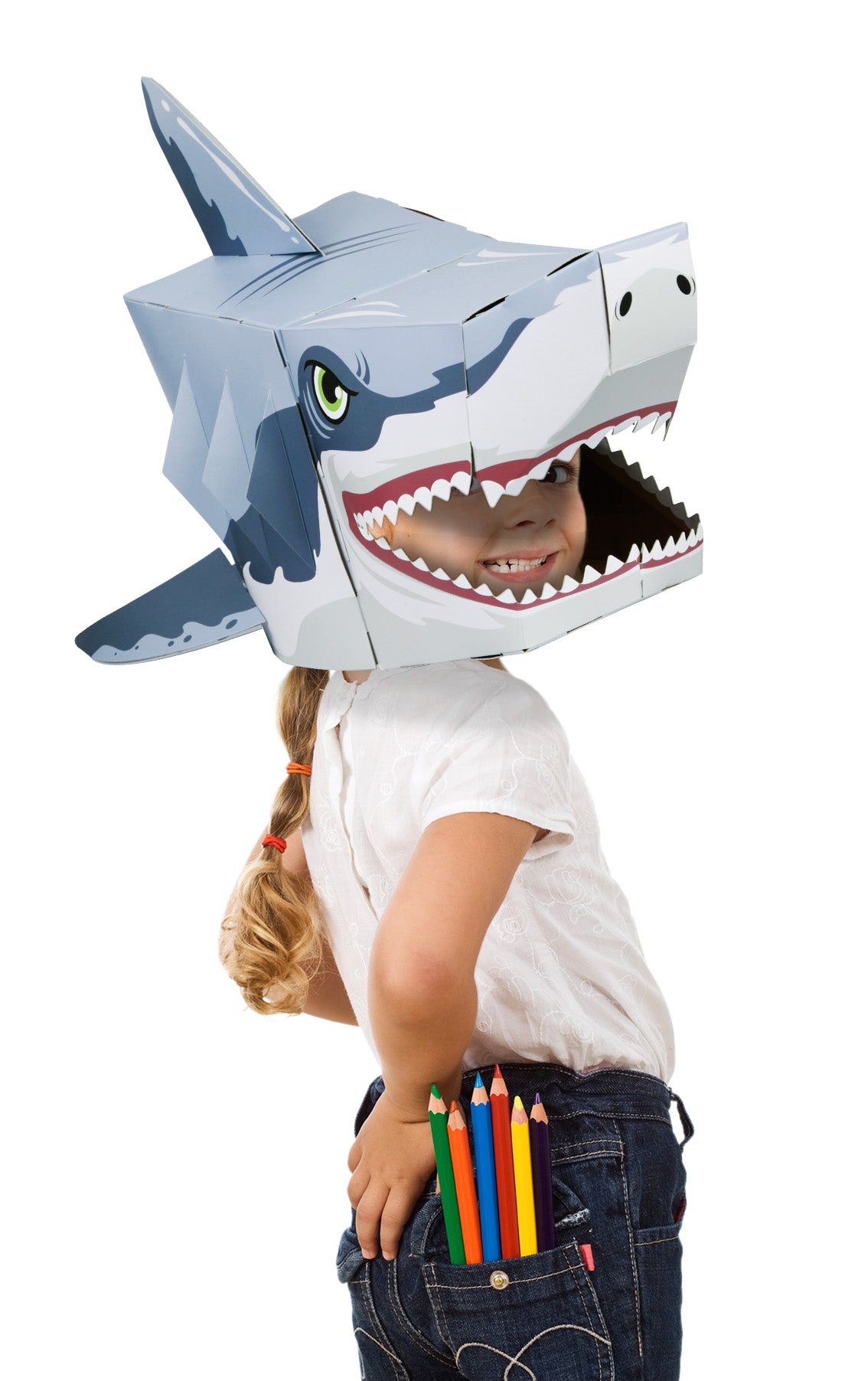 Shark 3D Mask - Card Craft