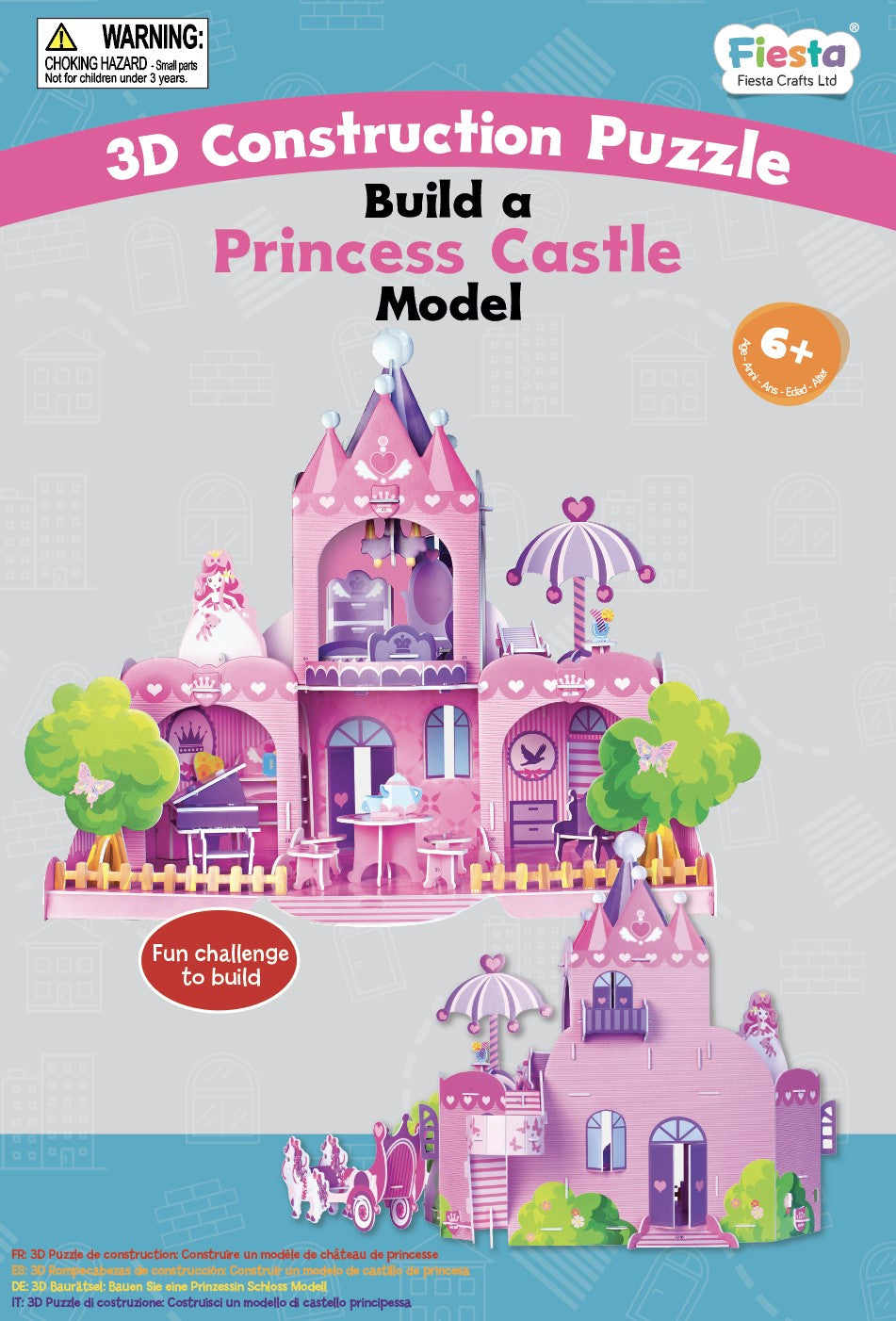 3d princess castle store puzzle