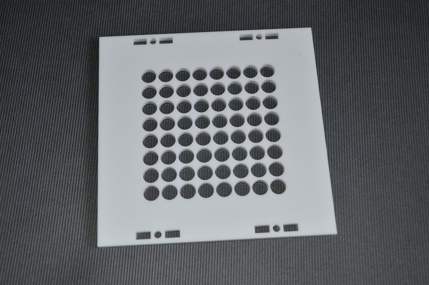 Wordclock Circle Front Plate White