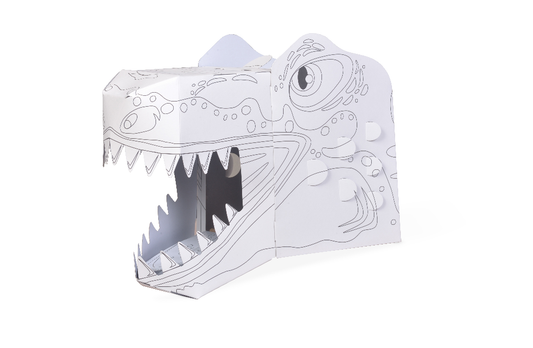 T-Rex Colour in 3D Mask - Card Craft