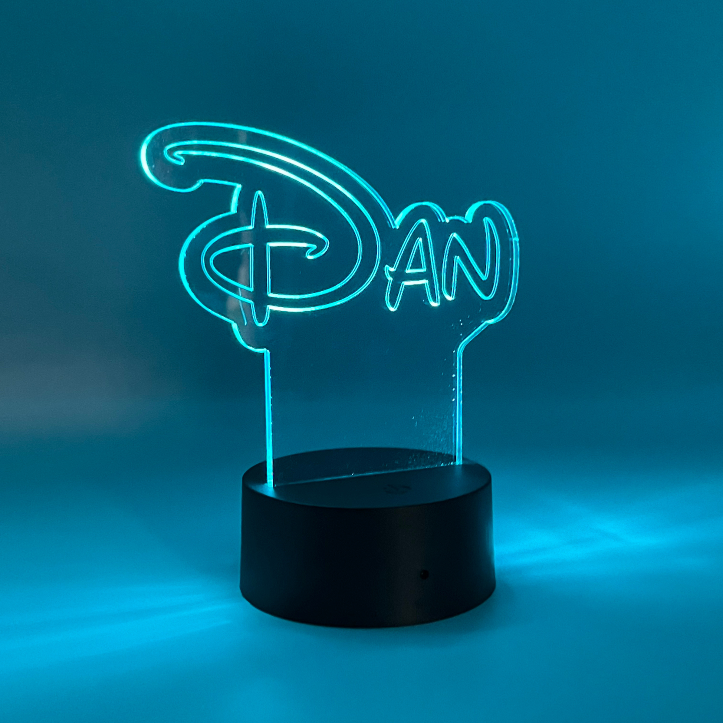 Personalised Disney Style LED Name Sign | Custom Acrylic Night Light | Kids Bedroom & Desk Decor Lamp