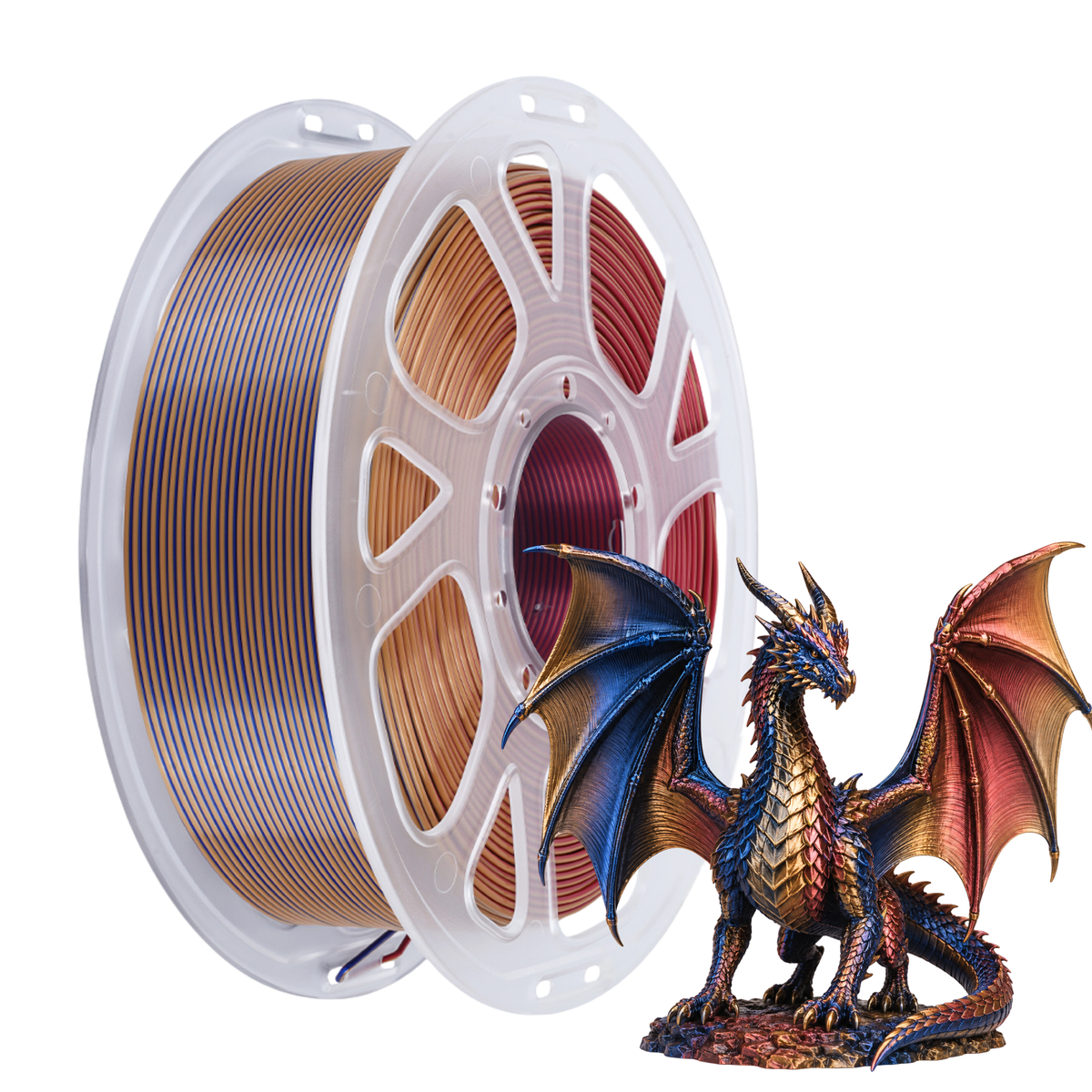 Silk PLA 3D Printer Filament 1.75mm – 1kg Spool