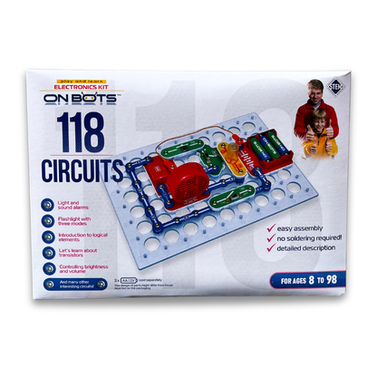 On Bots 118 Science Kit – Teach Children Electronics | Educational STEM Toy for Age 8+