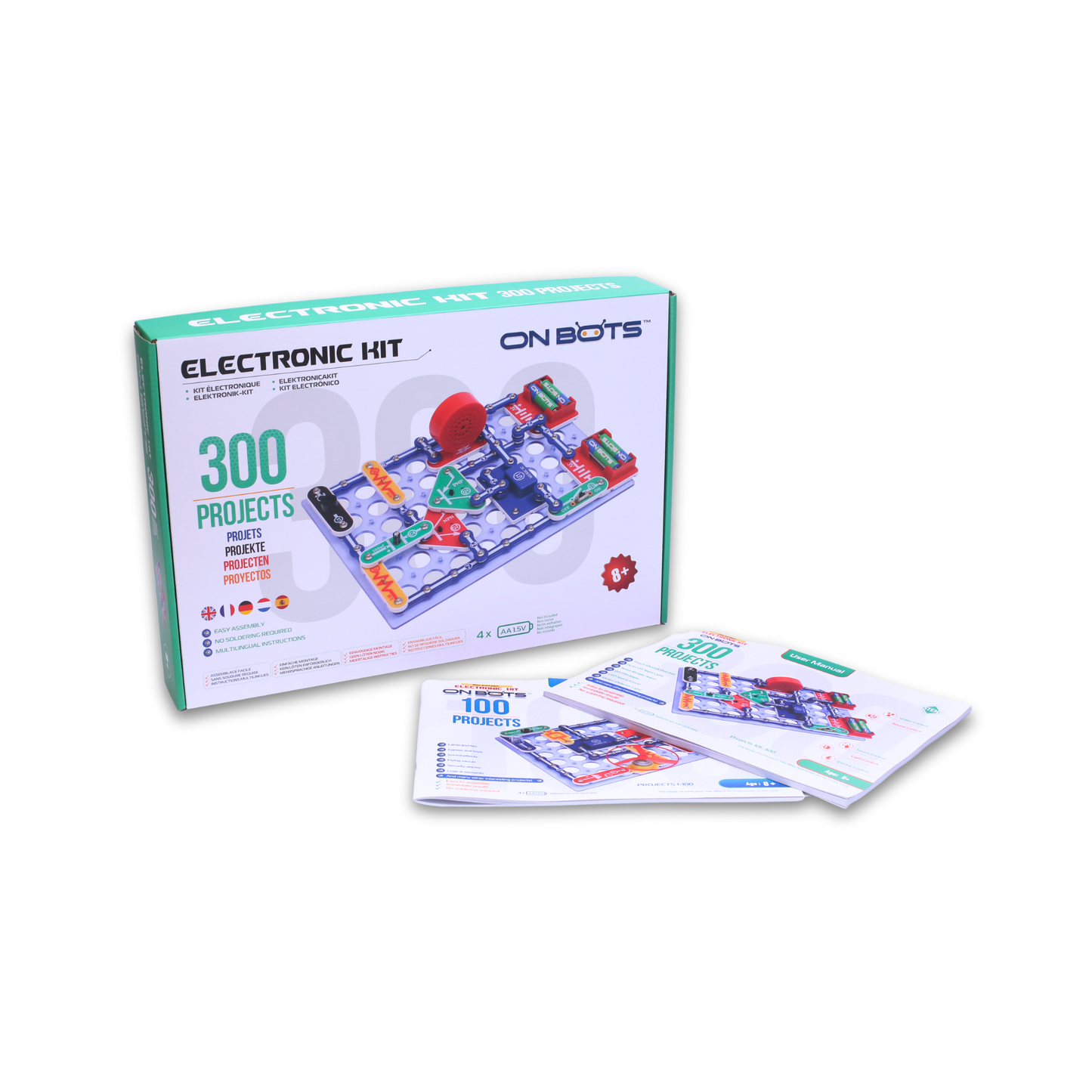 On Bots 300 Science Kit – Teach Children Electronics | Educational STEM Toy for Age 8+