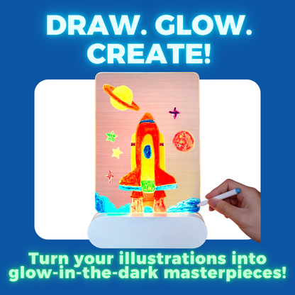 LED Light Up Drawing Board for Kids