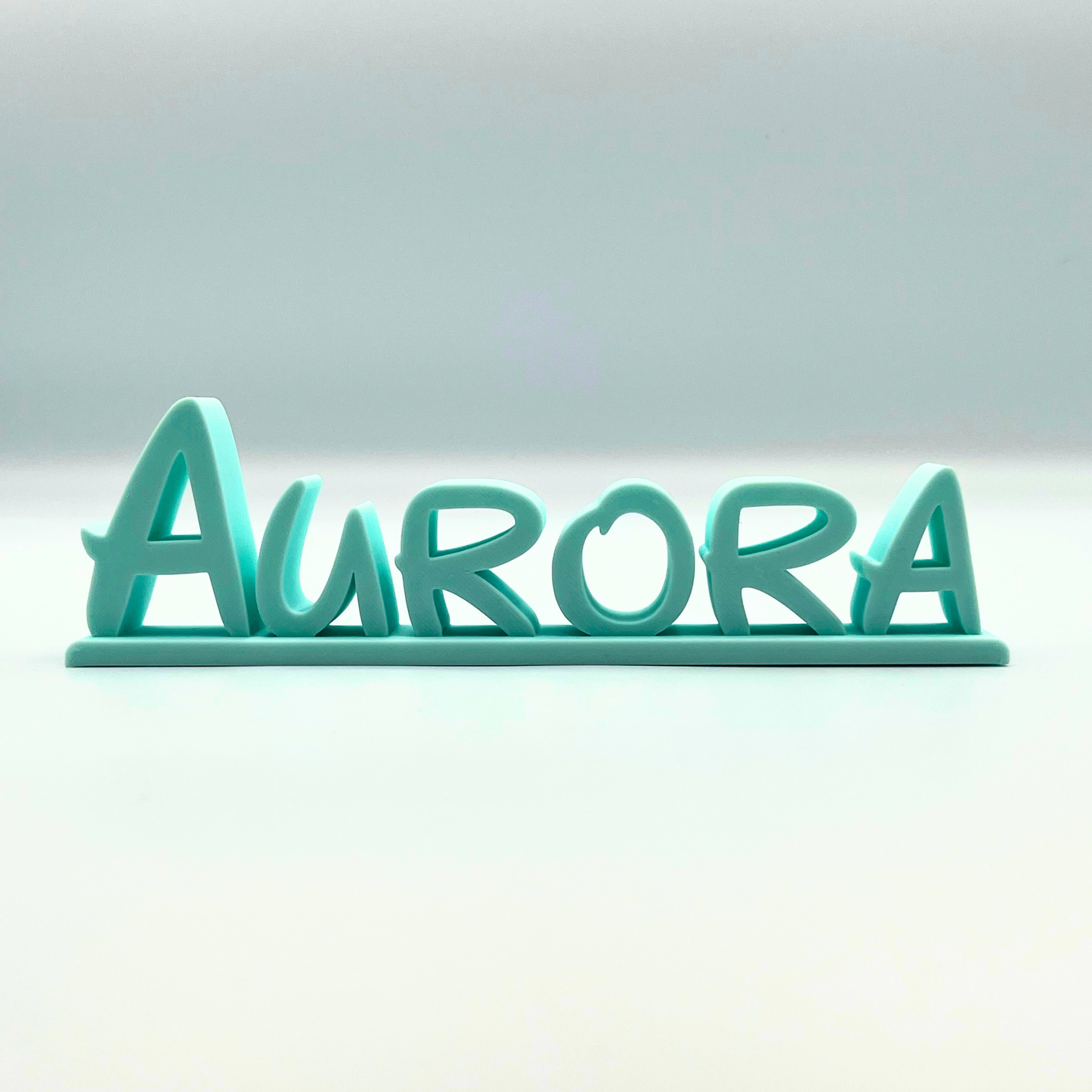 Personalised Disney Style 3D Printed Desk Name Sign | Custom Name Plaque | Kids Bedroom & Desk Decor
