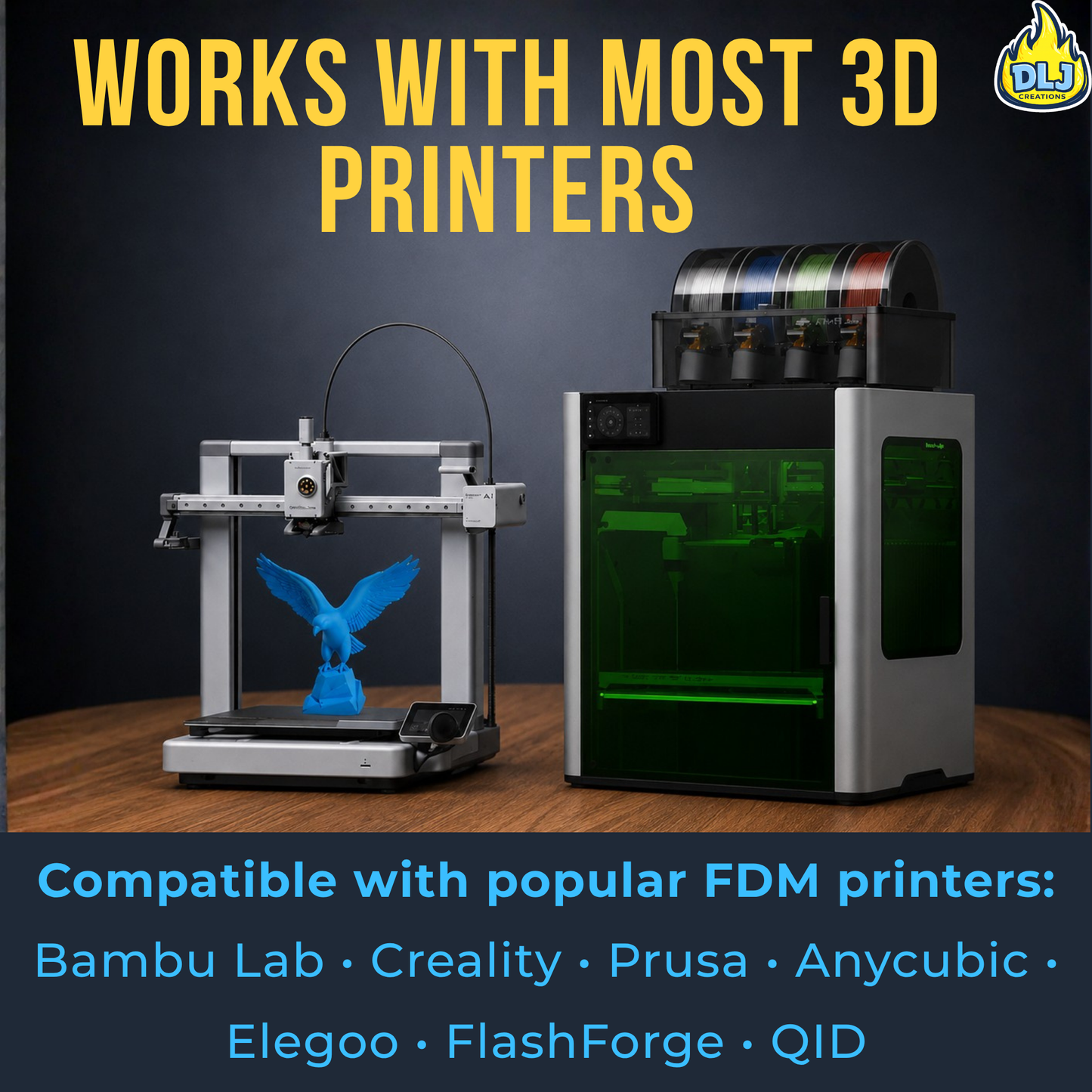 Premium PLA 3D Printer Filament 1.75mm – 1kg Spool