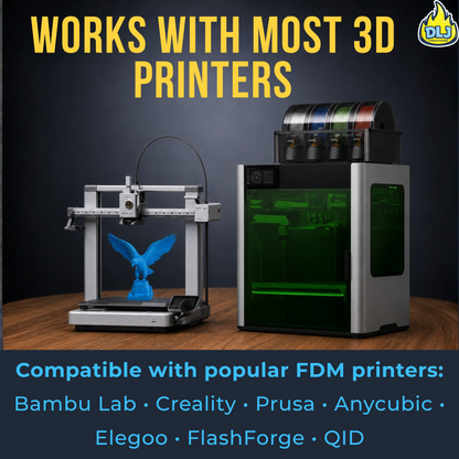 Premium PLA 3D Printer Filament 1.75mm – 1kg Spool