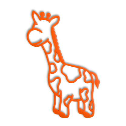 Acrylic Animal Wall Art | Personalised Kids Bedroom Wall Decor | Dinosaur & Safari Nursery Decorations
