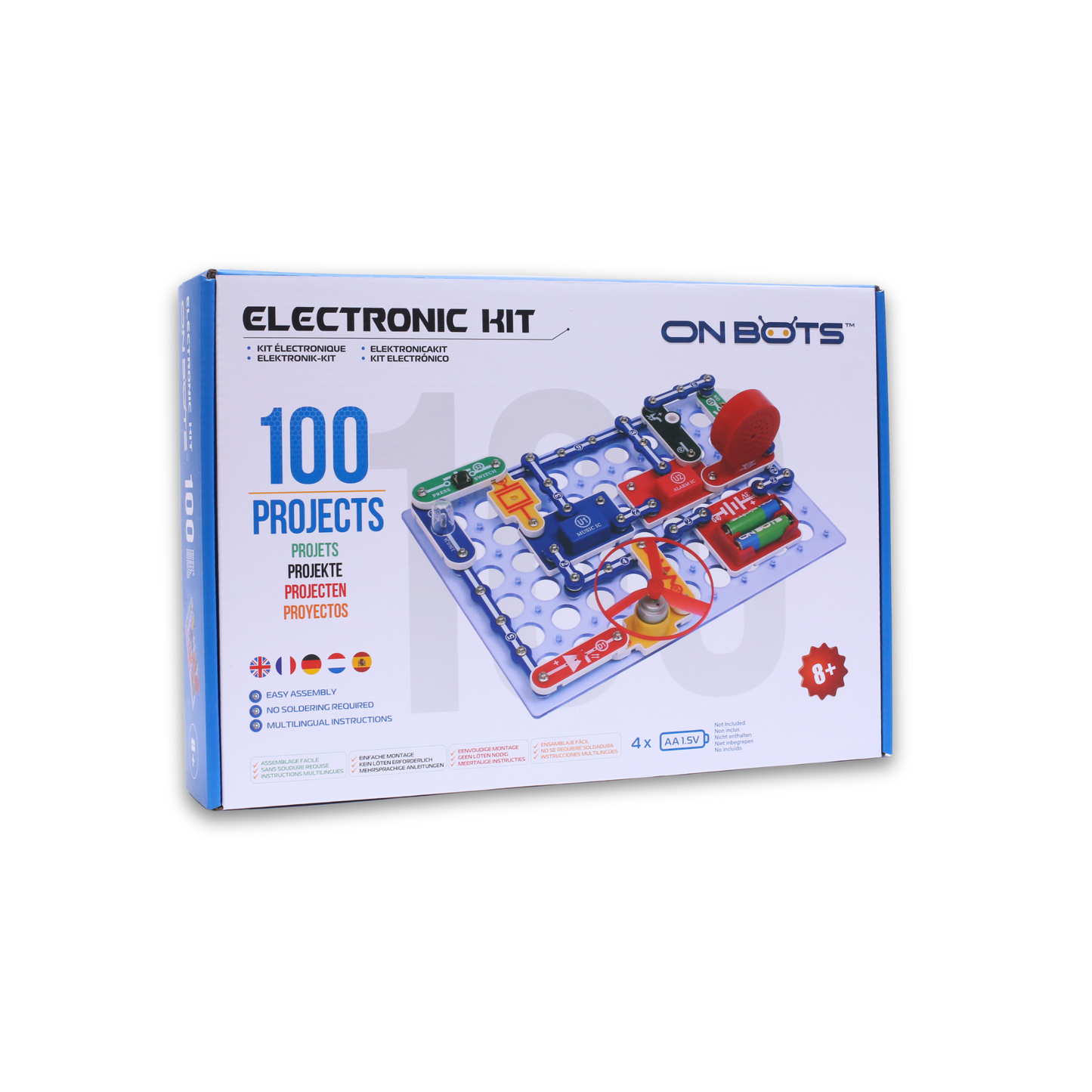 On Bots 100 Science Kit – Teach Children Electronics | Educational STEM Toy for Age 8+