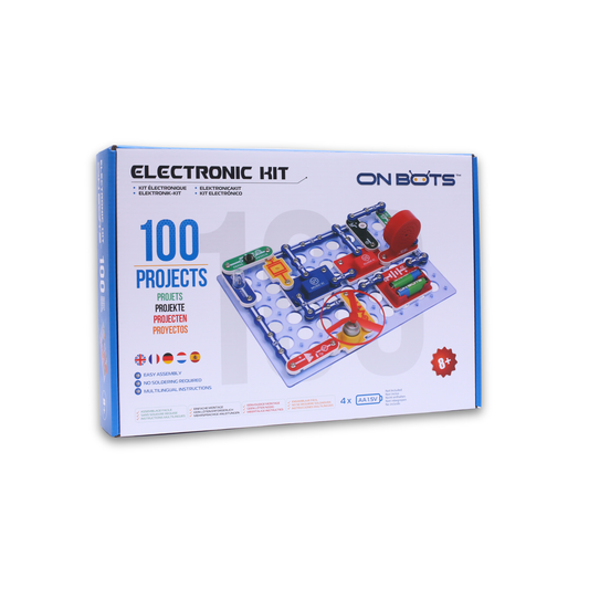 On Bots 100 Science Kit – Teach Children Electronics | Educational STEM Toy for Age 8+