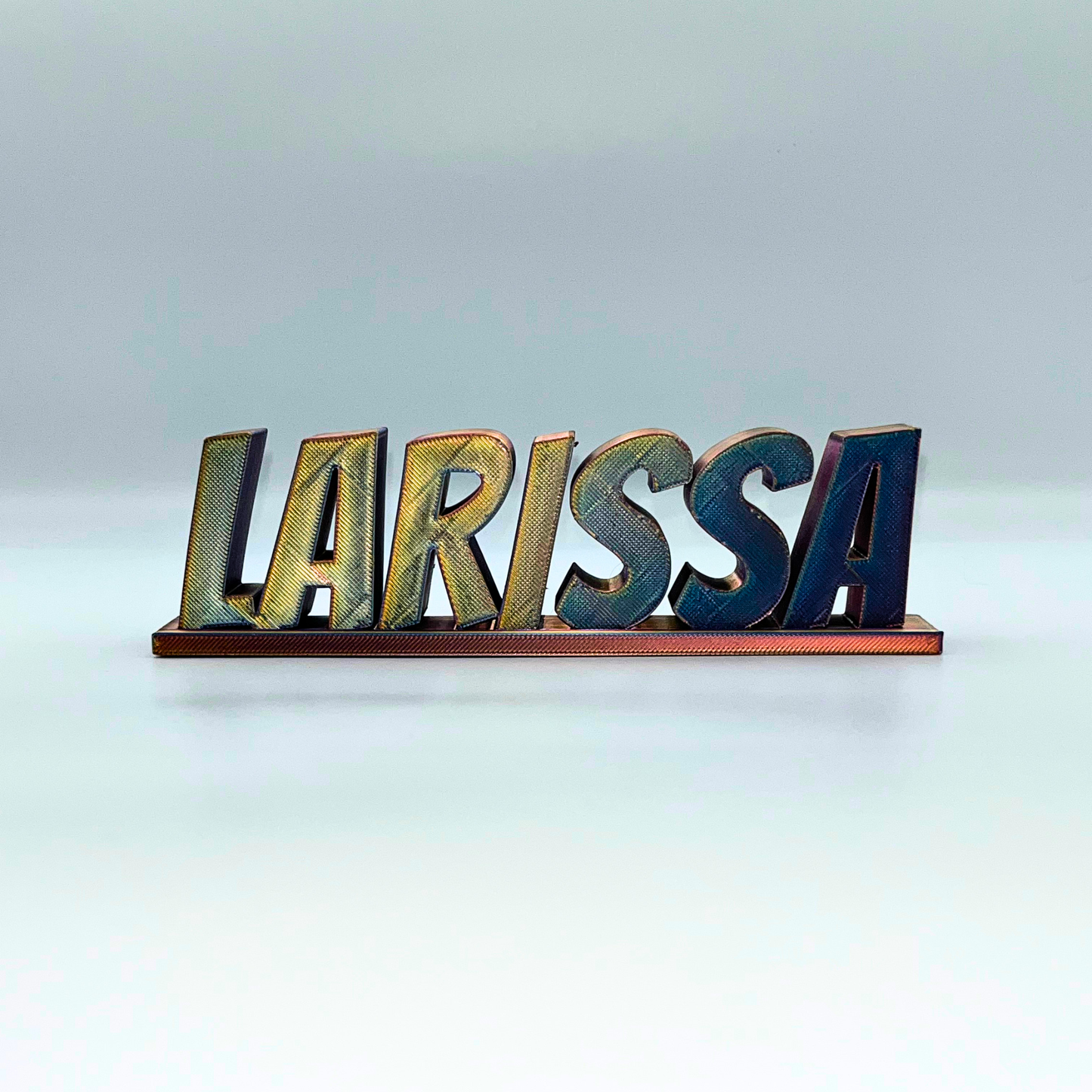 Personalised Comic Book Style 3D Printed Desk Name Sign | Custom Gamer & Desk Decor Gift | Comic Style Name Plaque