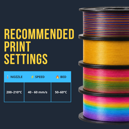 Silk PLA 3D Printer Filament 1.75mm – 1kg Spool