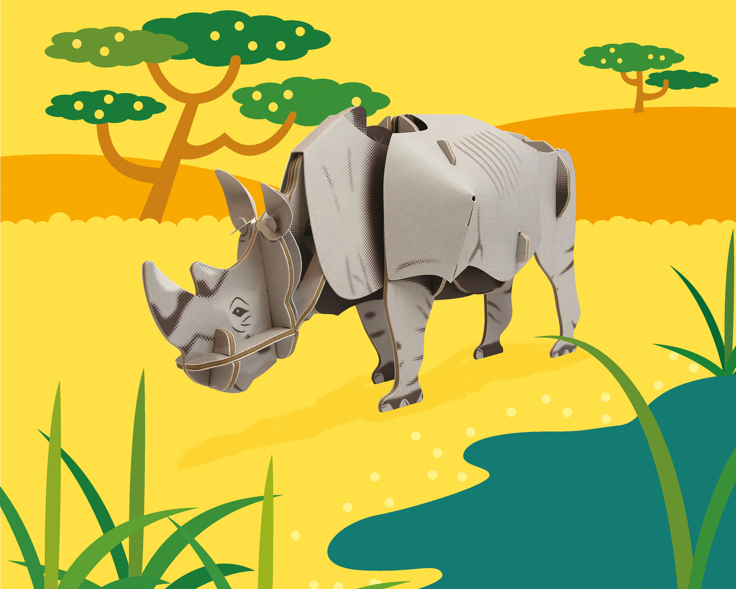 Build Your Own Moving White Rhino
