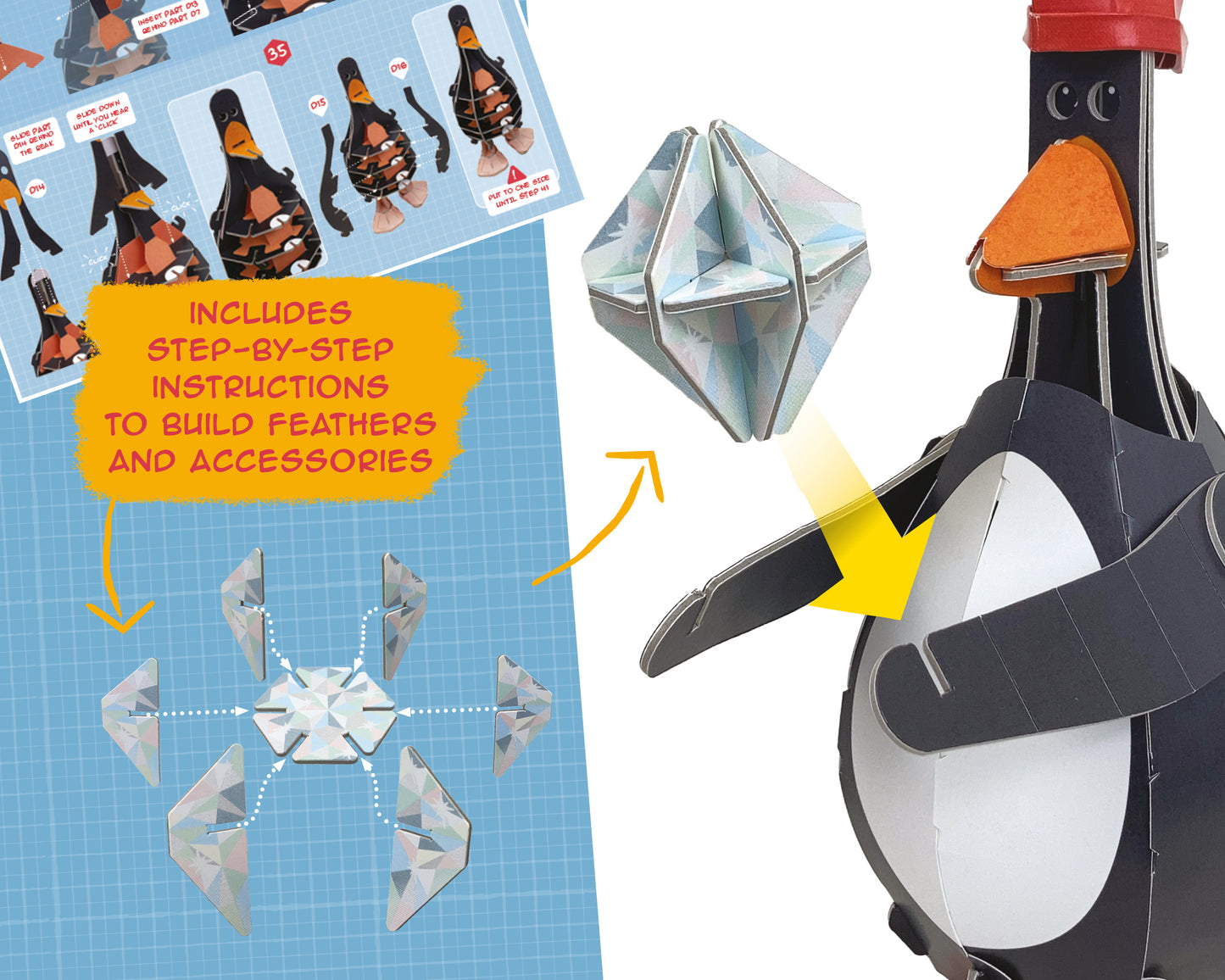Build Your Own Feathers McGraw from Wallace and Gromit
