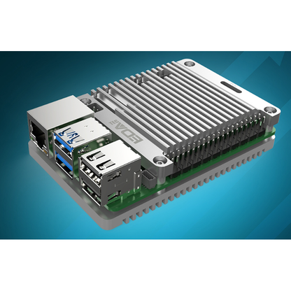 Raspberry Pi5 Passive Cooling CNC Case - Open