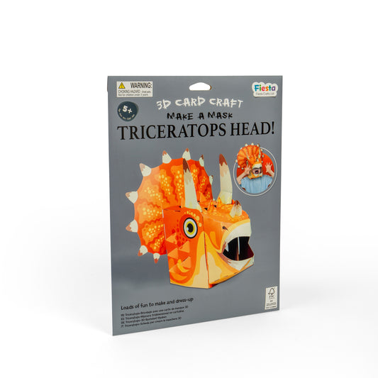 Triceratops 3D Mask Card Craft