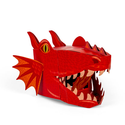 Make a 3D Red Dragon Mask Kit
