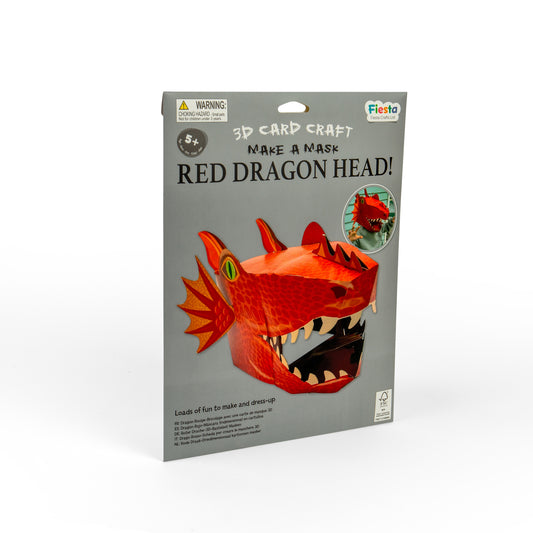 Make a 3D Red Dragon Mask Kit