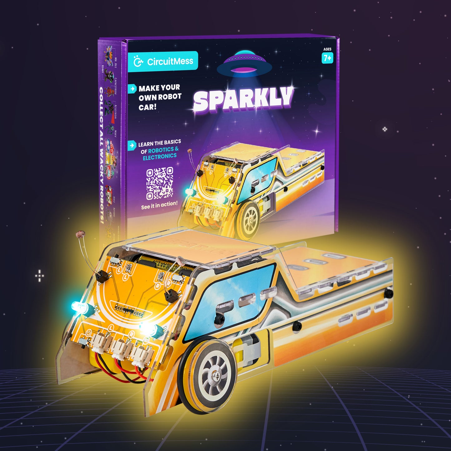 CircuitMess Sparkly - DIY Robot Car