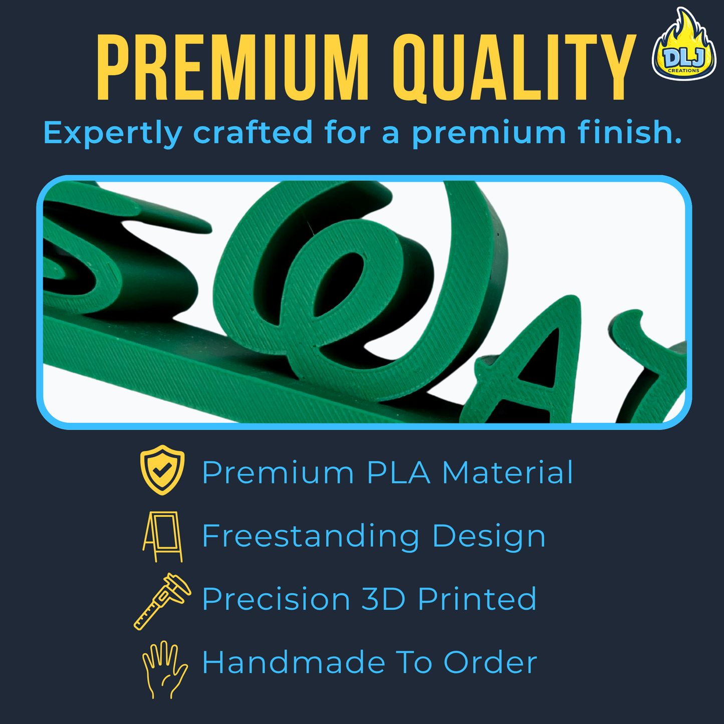 Personalised Disney Style 3D Printed Desk Name Sign | Custom Name Plaque | Kids Bedroom & Desk Decor