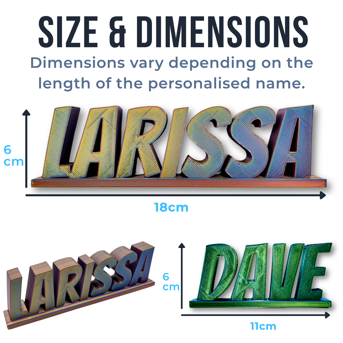 Personalised Comic Book Style 3D Printed Desk Name Sign | Custom Gamer & Desk Decor Gift | Comic Style Name Plaque