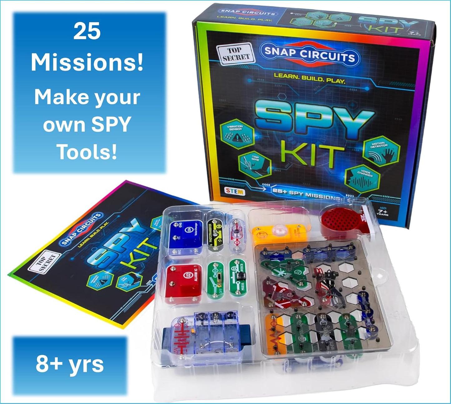 Snap Circuits® Spy Kit | 25+ Activities | STEM Educational Toy for Kids 7 +