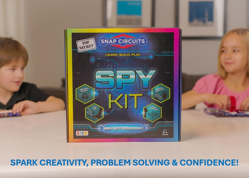 Snap Circuits® Spy Kit | 25+ Activities | STEM Educational Toy for Kids 7 +