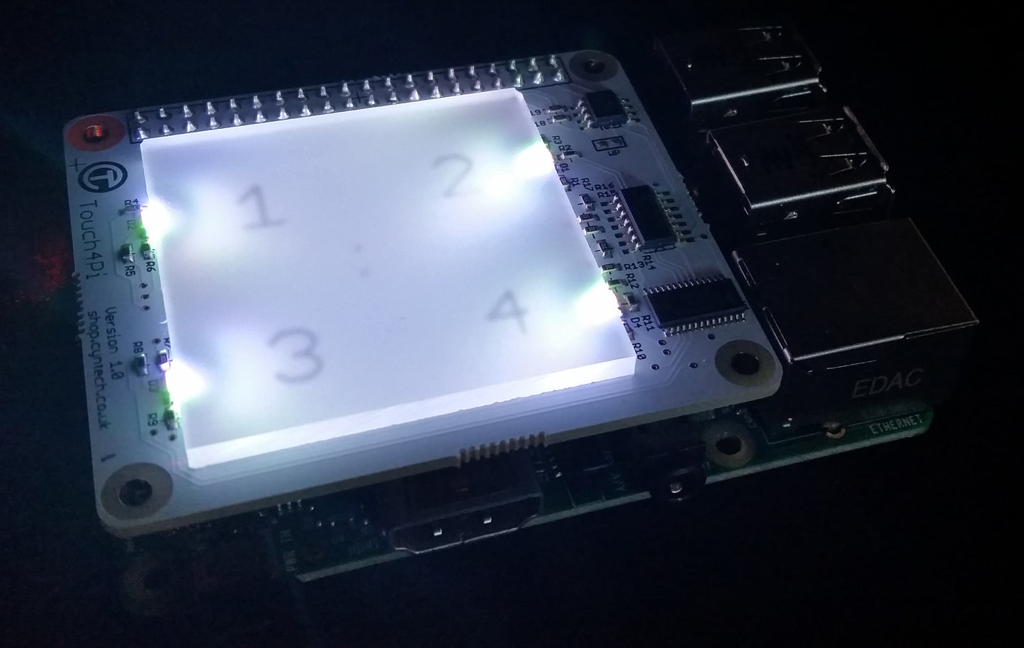 Touch4Pi HAT