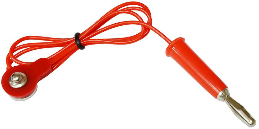 Snap to Banana Plug, red - 6SCJWBJRED