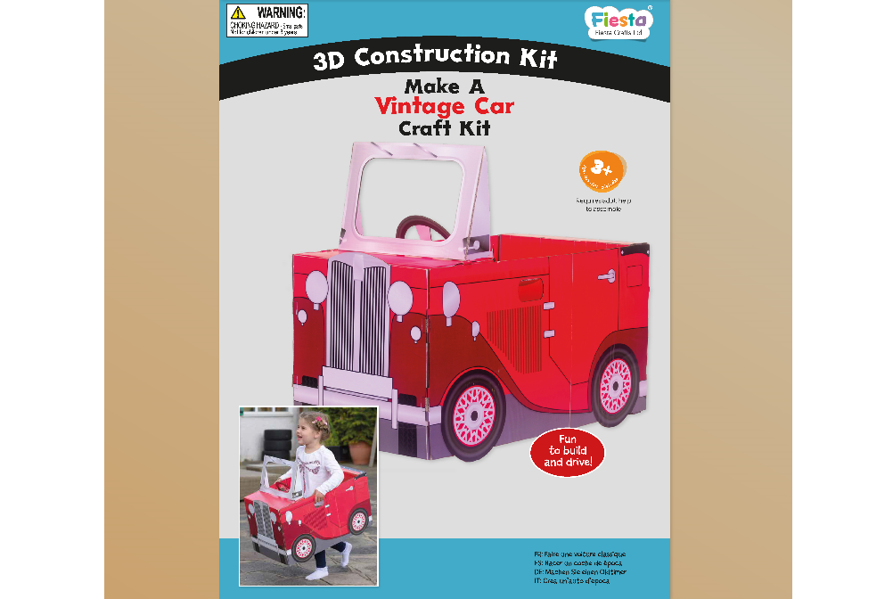 Wearable Red Car - Card Craft