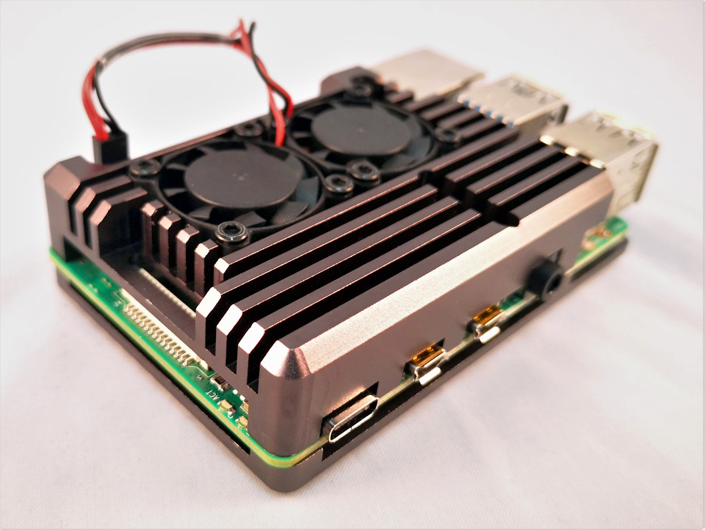 JOY-iT Aluminium Case for Raspberry Pi 4 with passive Cooling