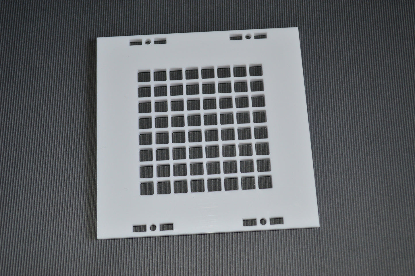 Wordclock Square Front Plate White