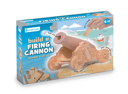Build Your Own Wooden FIRING Cannon Kit!