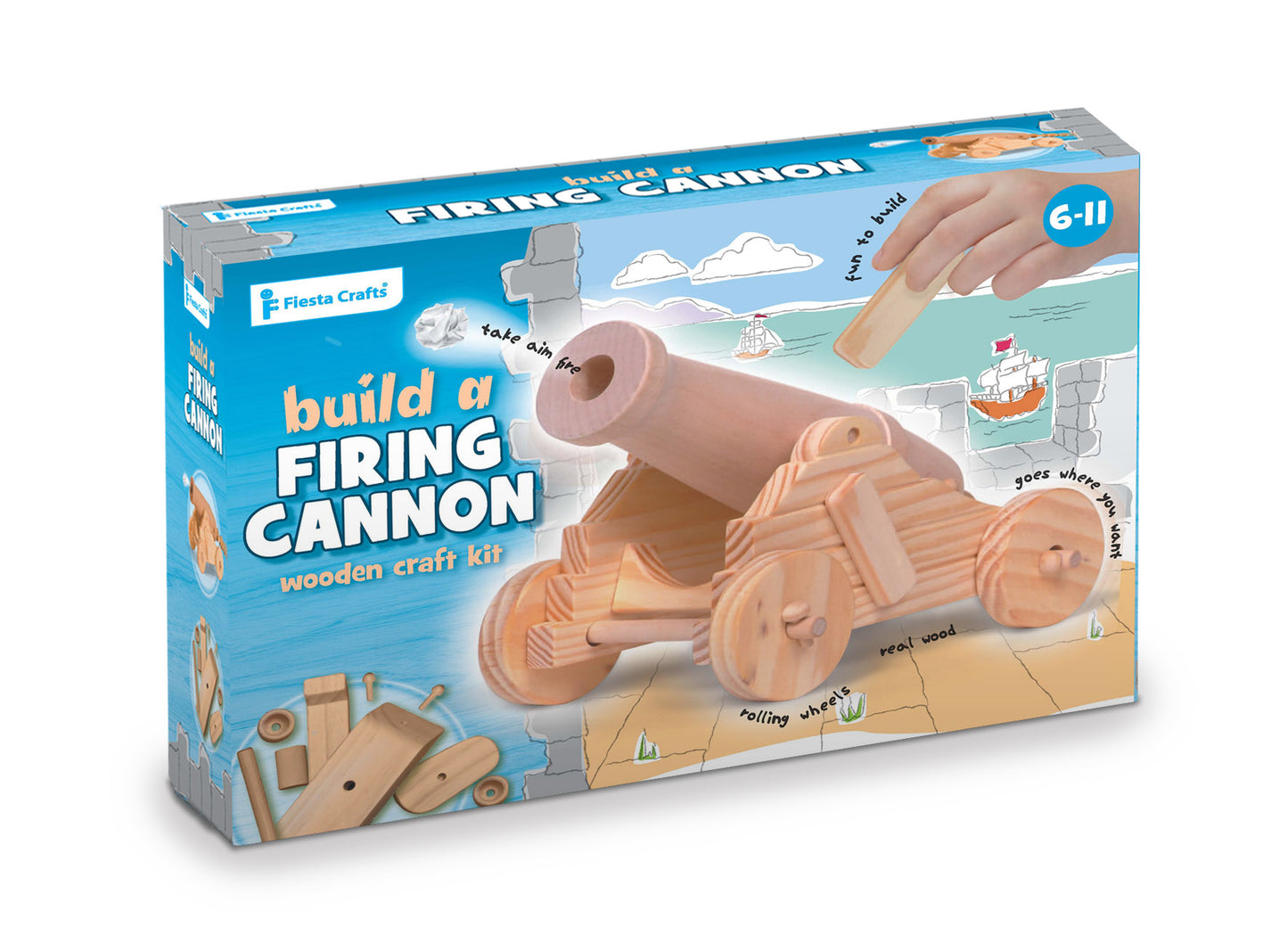 Wooden Cannon Craft Kit