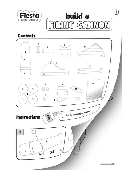 Build Your Own Wooden FIRING Cannon Kit!