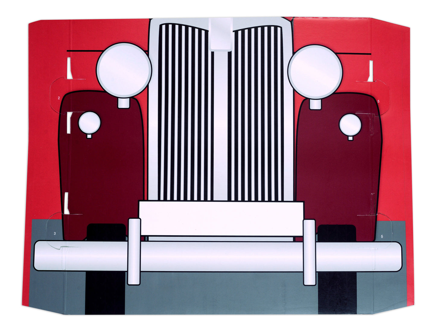 Wearable Red Car - Card Craft