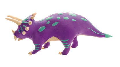 Triceratops Wood and Clay Craft Kit