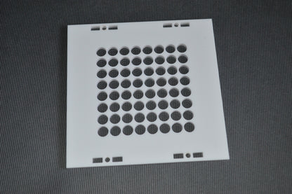 Wordclock Circle Front Plate White