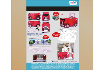 Wearable Red Car - Card Craft