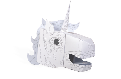 Unicorn Colour in 3D Mask - Card Craft